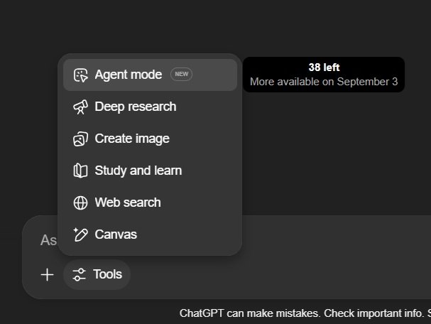 chatgpt agent mode